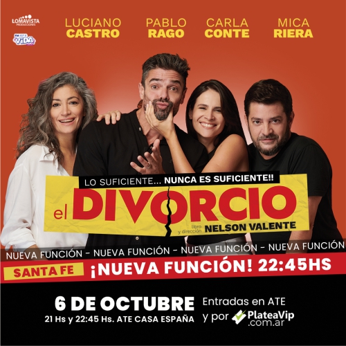 El Divorcio - Santa Fe 22:45HS - Oct.06 -ATE