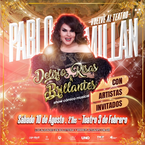 Pablo Millan - Delirio, Risas y Brillantes - Paraná - Ago.10 - T3F
