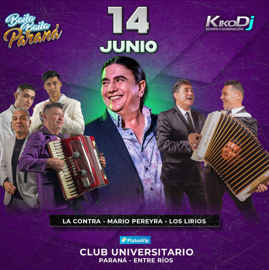 La Contra, Los Lirios y Mario Pereyra - Paraná - Jun.14 - CUP