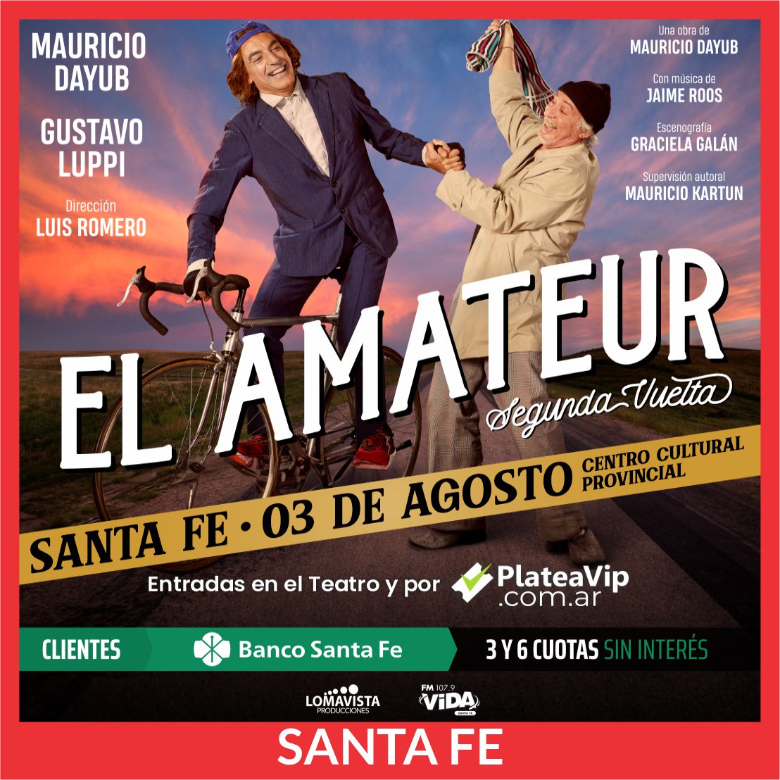 El Amateur, Segunda Vuelta - Santa Fe - Ago.3 - CCP
