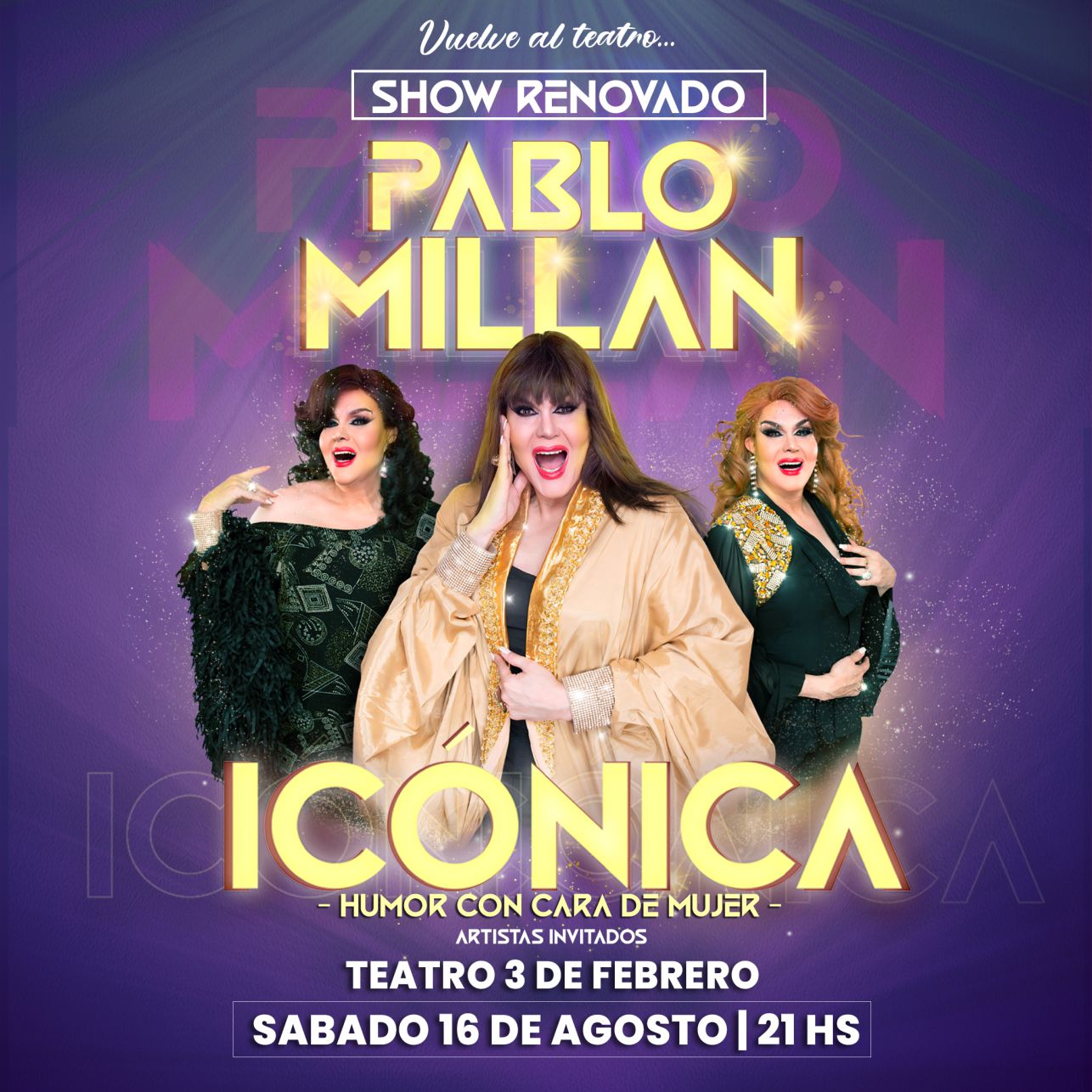 Pablo Millan, Icónica - Paraná - Ago.16 -T3F