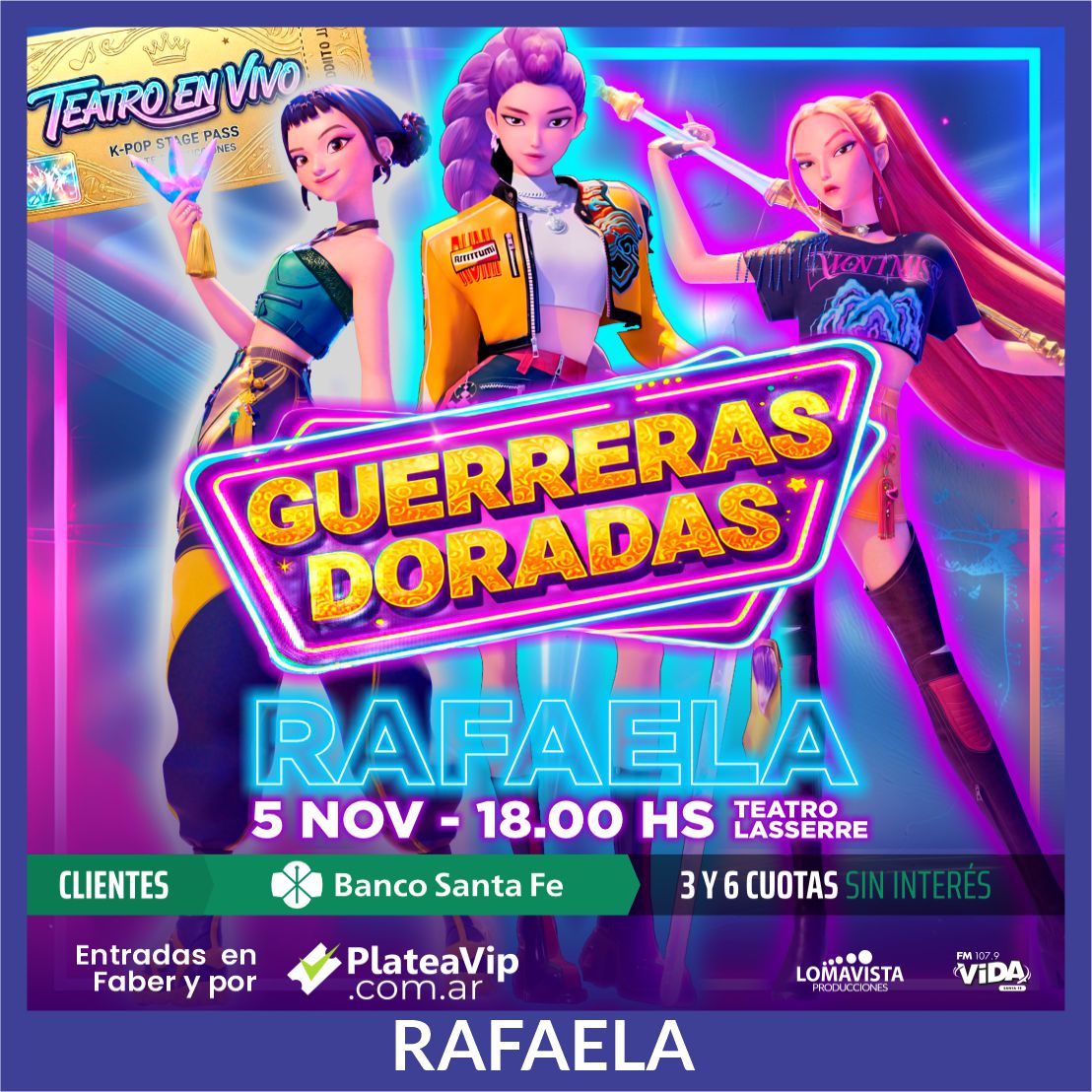 Guerreras Doradas - Rafaela - Nov.5 - LAS