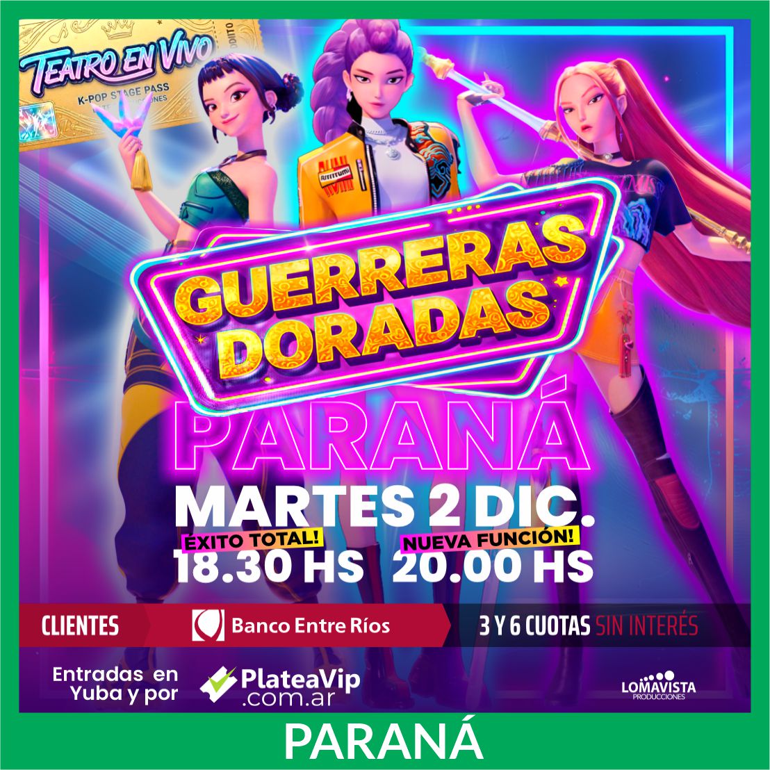 Guerreras Doradas- Paraná - Dic.2 - CPC