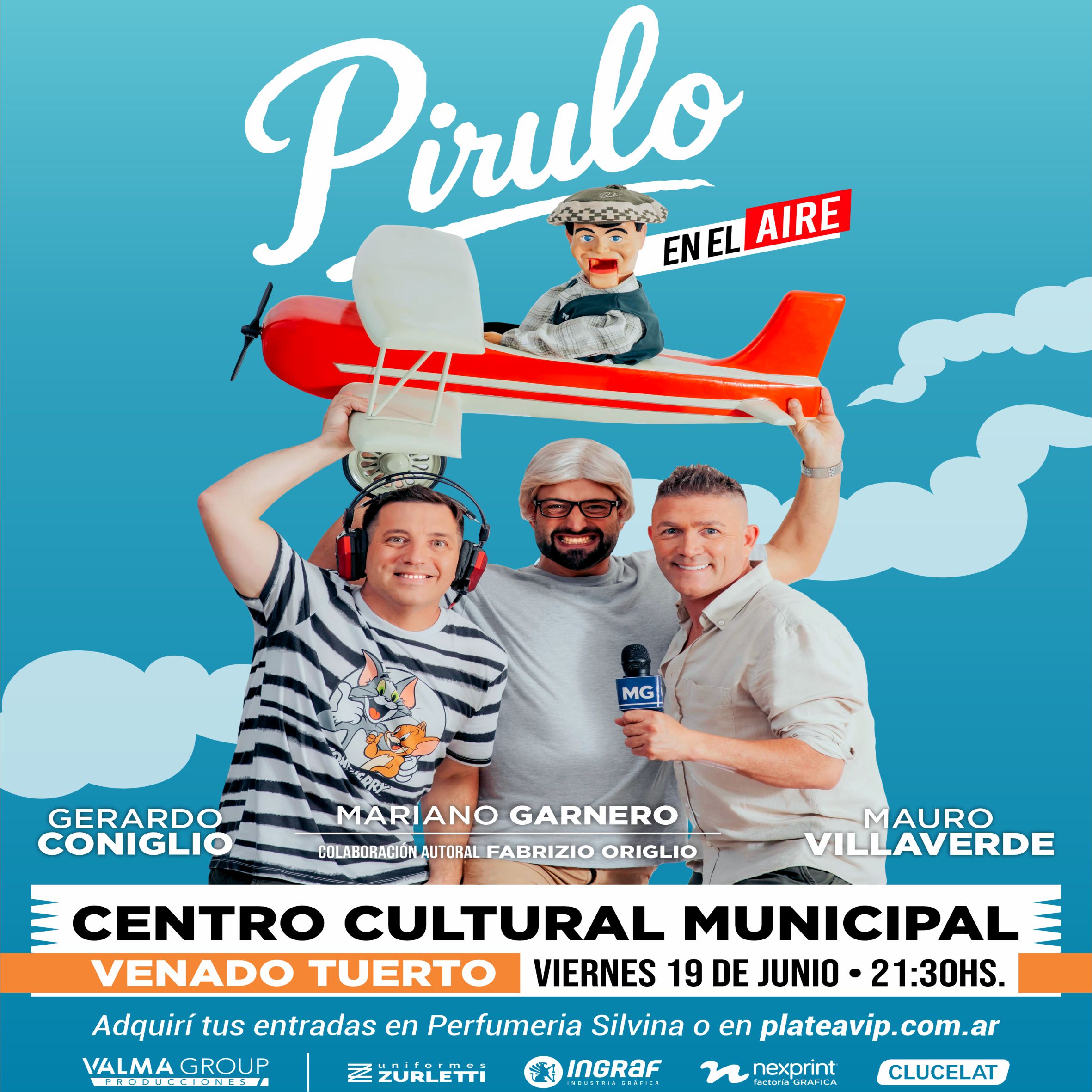 Pirulo en el Aire - Venado Tuerto - Jun.19 - CCV