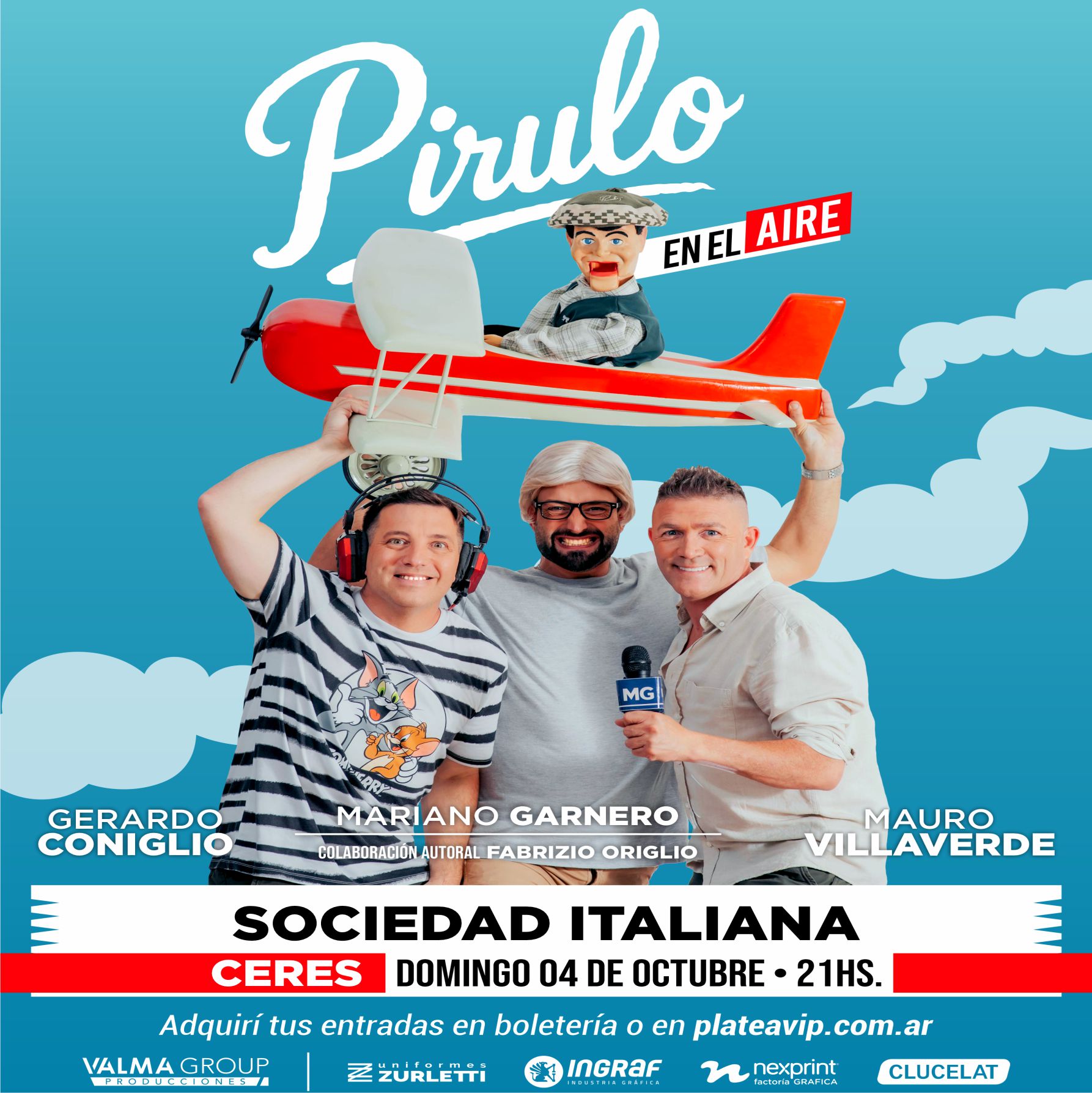 Pirulo en el Aire - Ceres - Oct.4 - SIC