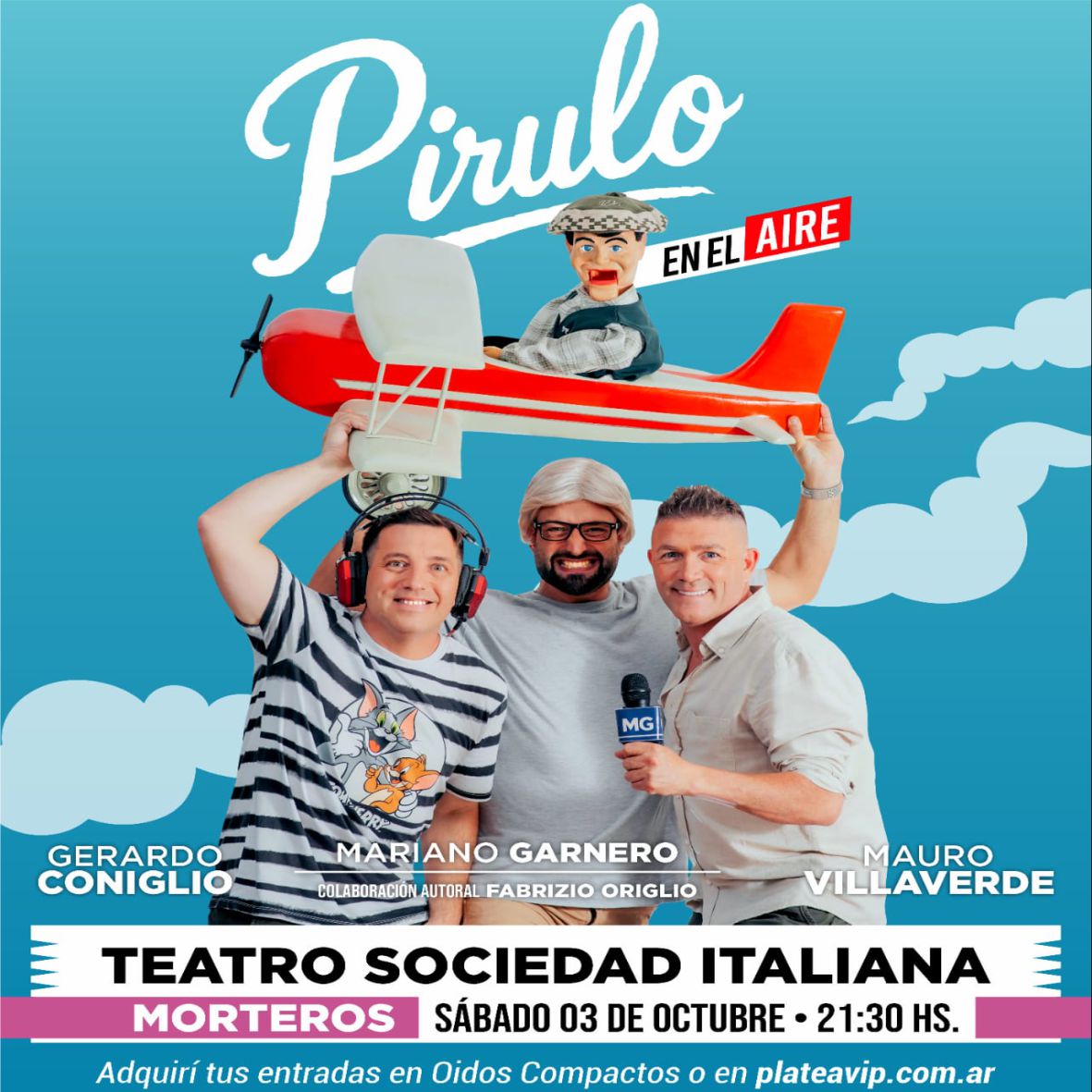 Pirulo en el Aire - Morteros - Oct.3 - SIM