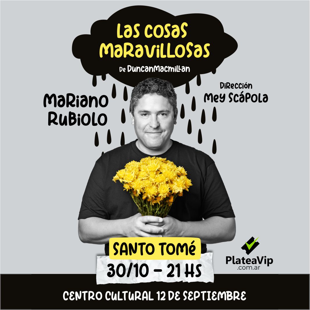 Las Cosas Maravillosas - Santo Tomé - Oct.30 - CCS